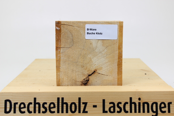 Buche Klotz B-Ware 125x125x80 mm