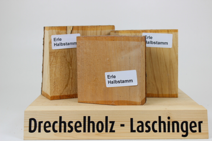 Erle Halbstamm 150x150x80 mm