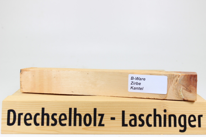 Zirbe Kantel 2. Wahl 90x90x300 mm