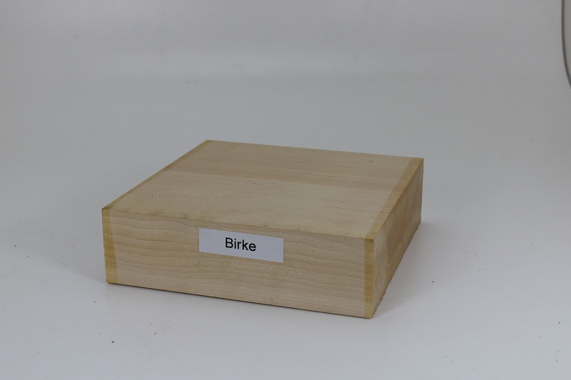 Birke Klotz 100x100x60 mm