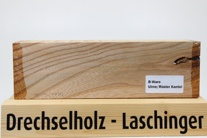 Ulme/Rüster Kantel 2. Wahl 90x90x300 mm