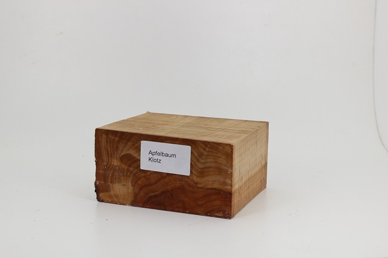 Apfel Klotz 100x100x50 mm