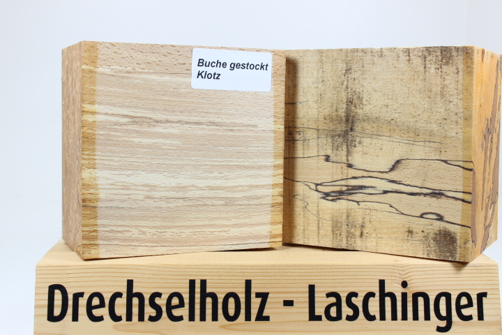 Buche gestockt Klotz 150x150x80 mm