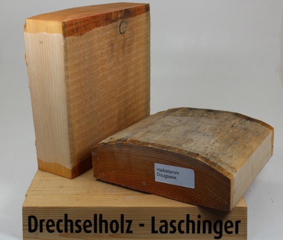 Douglasie Halbstamm 200x200x70mm