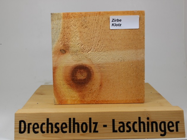 Zirbe Klotz 100x100x50 mm